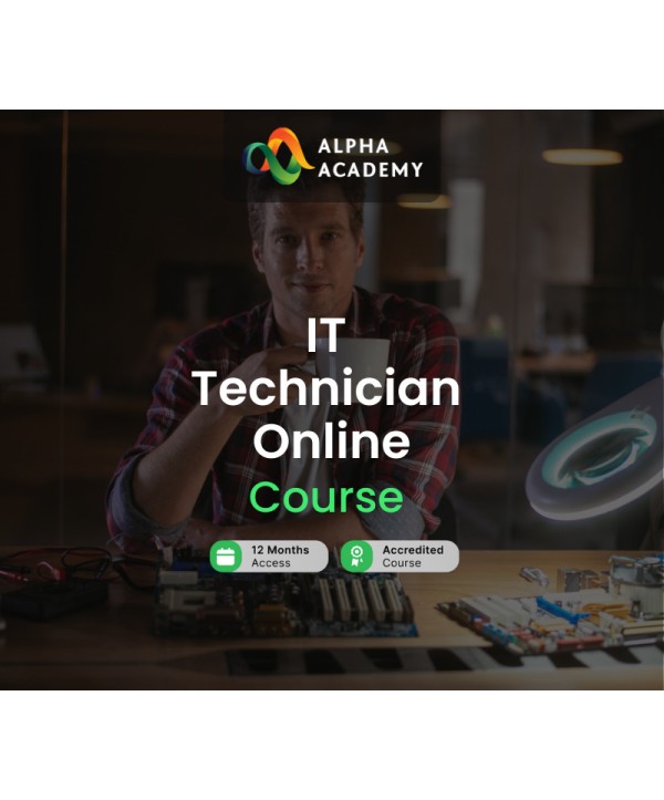 IT Technician Online Course Alpha Academy Code Key GLOBAL
